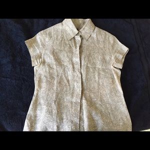 Very unique and vintage Chanel bottom down shirt